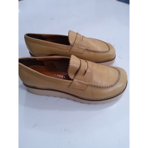 Vintage Luxury Italian loafers Donald J Pliner tan Women's Size 8.5 Regal - Picture 3 of 10